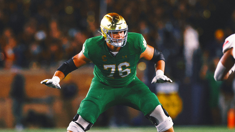 Chargers OT Joe Alt wants to be ‘dominant’ with strike, loves Jim Harbaugh