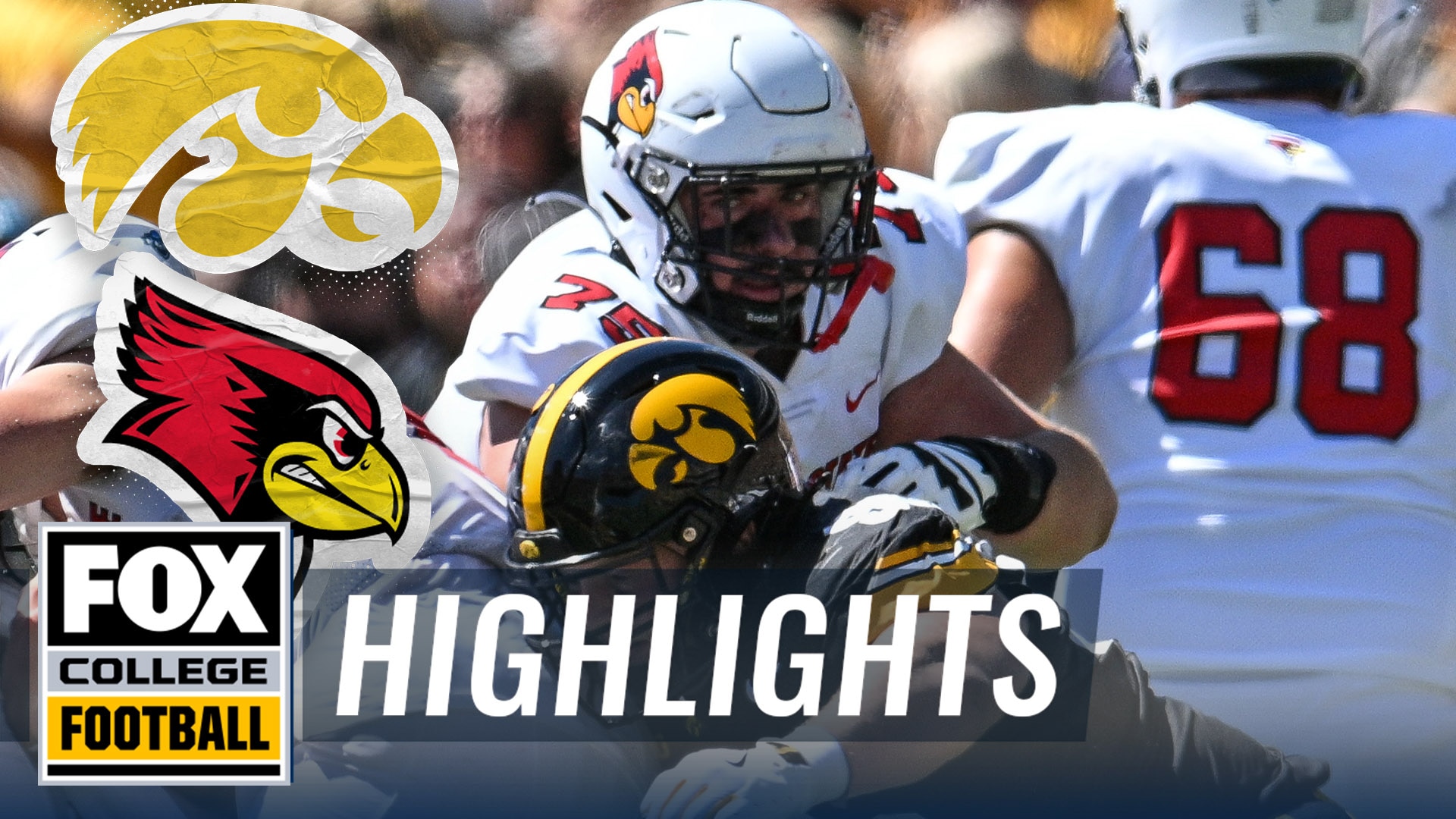 Iowa Hawkeyes vs. Illinois State Redbirds Highlights | CFB on FOX