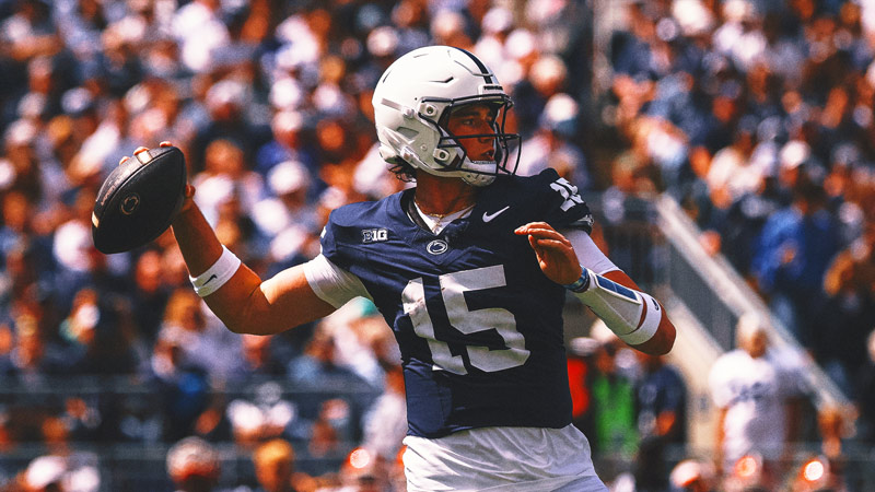 Drew Allar throws for 2 TDs, runs for another as No. 8 Penn State holds off Bowling Green 34-27