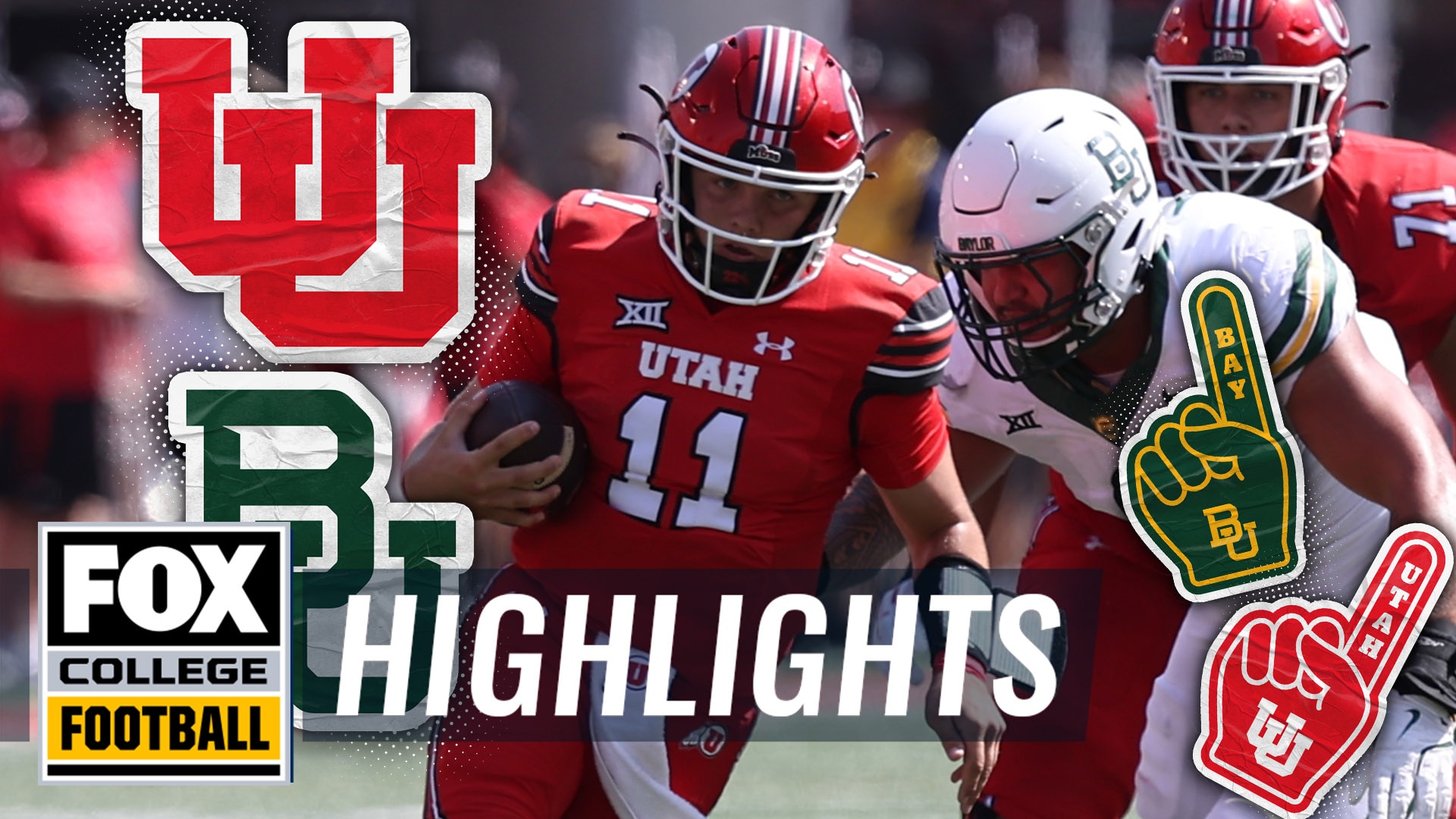 Utah Utes vs. Baylor Bears Highlights | FOX College Football