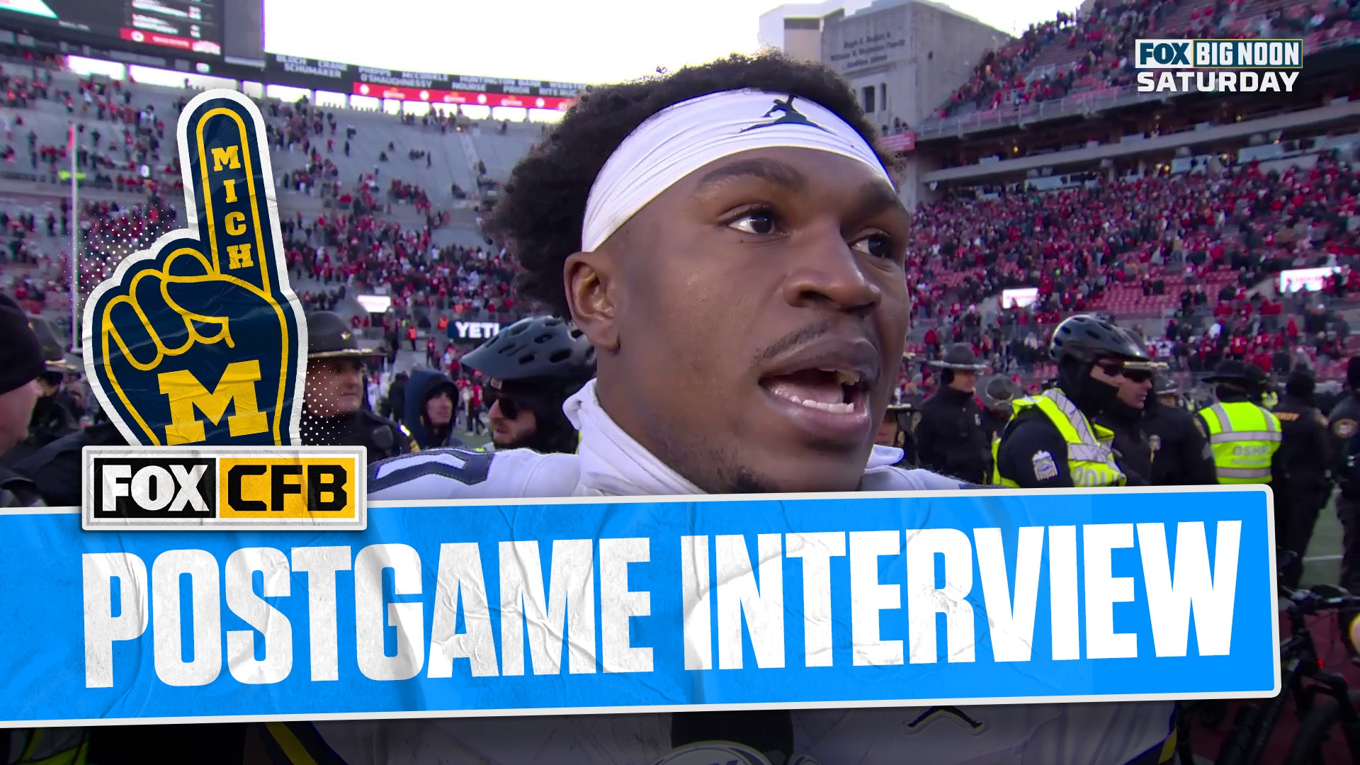 Kalel Mullings on scuffle after Michigan vs. Ohio State – ‘This is bad for the game. Classless’