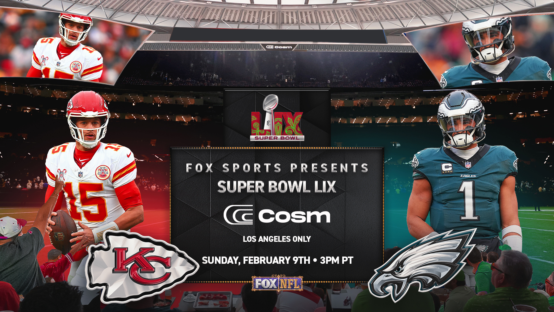 FOX Sports presents Super Bowl LIX at Cosm: Ticket details & information