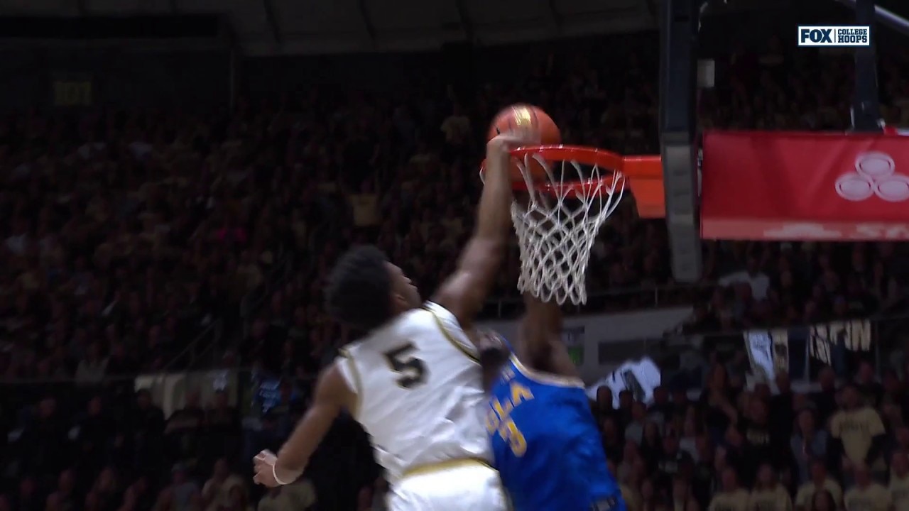 UCLA’s Eric Dailey Jr. throws down one-handed poster in transition vs. Purdue